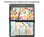 WhiteCoat Clipboard® - Silver Child Life Specialist Edition